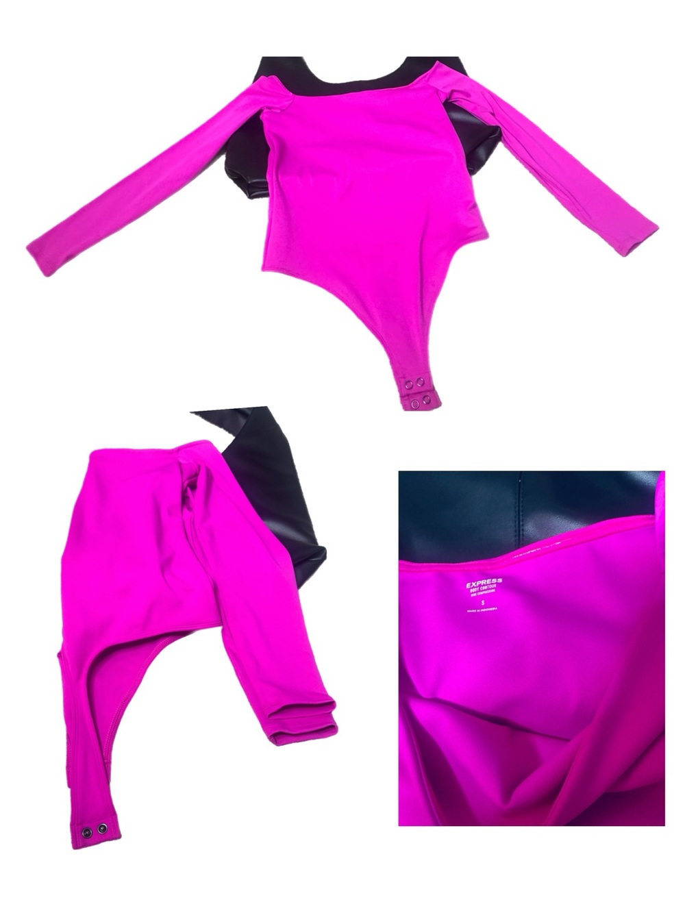Express hot pink bodysuit